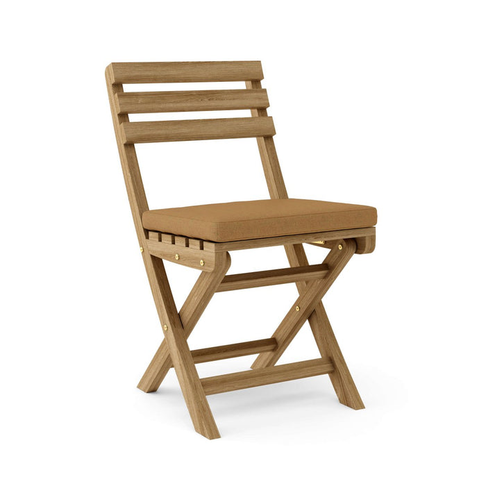 Teak Folding Patio Chairs (Set of 2) - Alabama - Teak HQ™