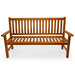 Teak Garden Bench (3 - Seater) - by All Things Cedar - Teak HQ™