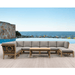 Teak Garden Set - Natsepa 10 - Piece Sectional Set - Teak HQ™
