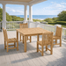 Teak Garden Table and Chairs - Windsor (Table) & Classic (4 Chairs) - Teak HQ™