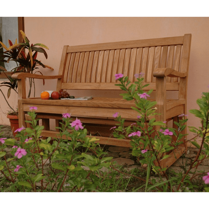 Teak Glider Bench - Del - Amo - Teak HQ™