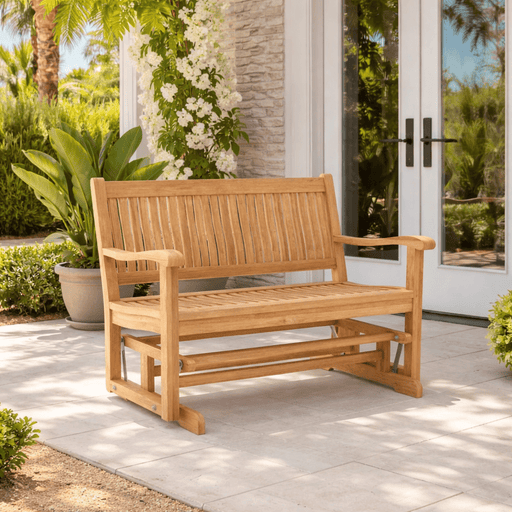 Teak Glider Bench - Del - Amo - Teak HQ™
