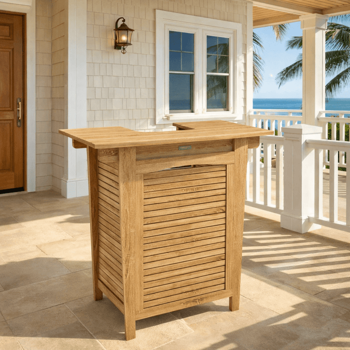 Teak High Top Table (43" Long Rectangle) - Montego - Teak HQ™