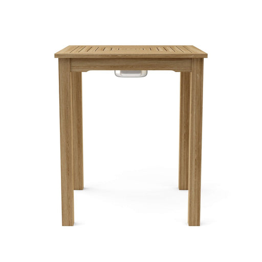 Teak Ice Chiller Bar Table (36" Square) - Chatsworth - Teak HQ™