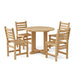 Teak Kitchen Table and Chairs - Montage (Table) & Windham (4 Chairs) - Teak HQ™