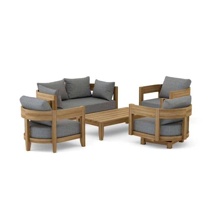 Teak Lawn Furniture - Coronado 5 - Piece Set - Teak HQ™