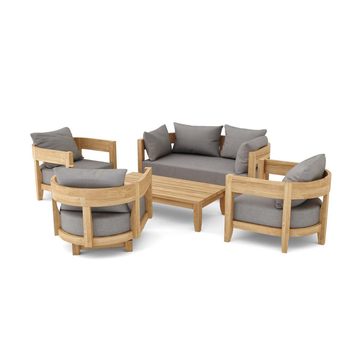 Teak Lawn Furniture - Coronado 5 - Piece Set - Teak HQ™
