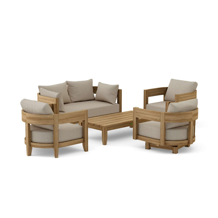 Teak Lawn Furniture - Coronado 5 - Piece Set - Teak HQ™