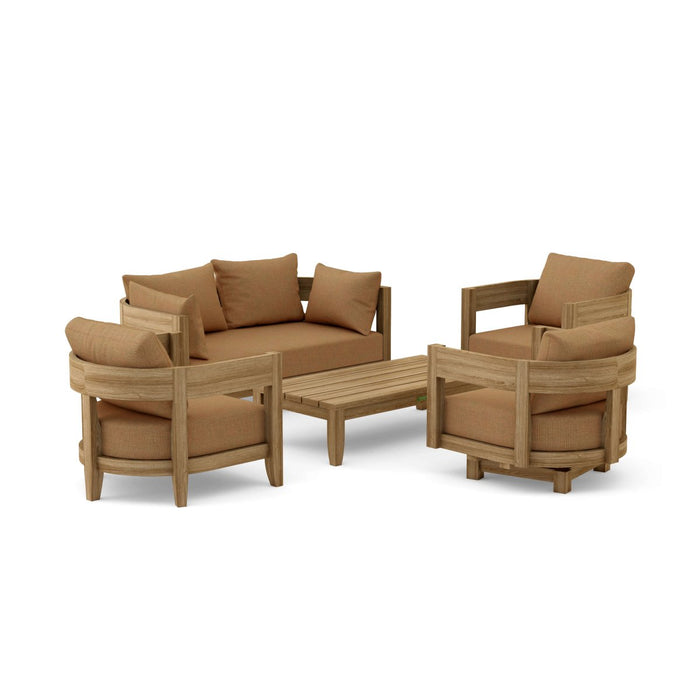 Teak Lawn Furniture - Coronado 5 - Piece Set - Teak HQ™