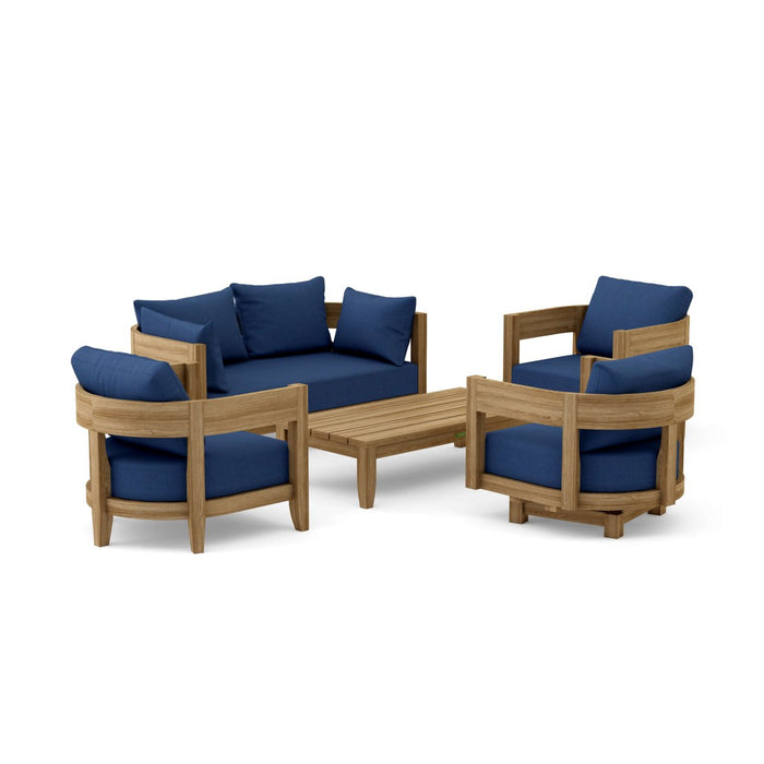 Teak Lawn Furniture - Coronado 5 - Piece Set - Teak HQ™
