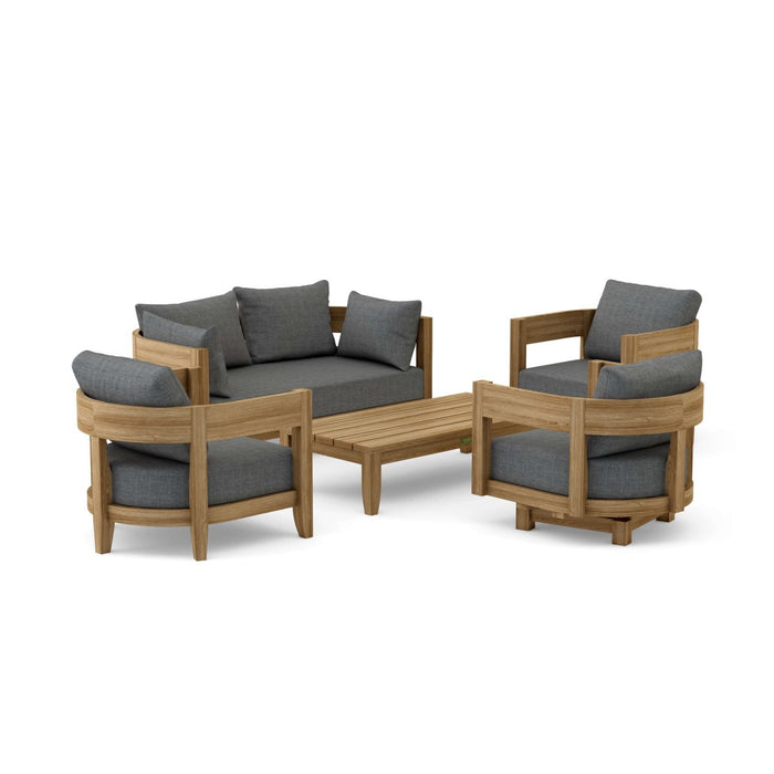 Teak Lawn Furniture - Coronado 5 - Piece Set - Teak HQ™
