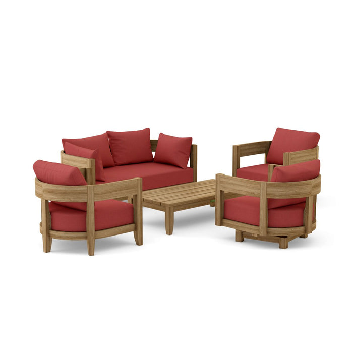 Teak Lawn Furniture - Coronado 5 - Piece Set - Teak HQ™