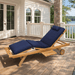 Teak Lounge Chair Cushion - For Sun Bed Loungers - Teak HQ™