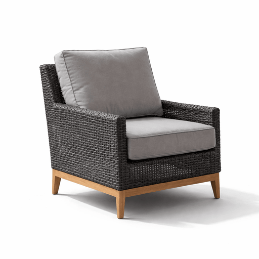 Teak Lounge Chair With Arms - Cannes - Teak HQ™