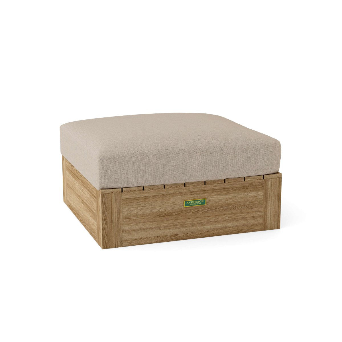 Teak Lounge Seating Ottoman - Copacabana - Teak HQ™