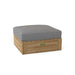 Teak Lounge Seating Ottoman - Copacabana - Teak HQ™