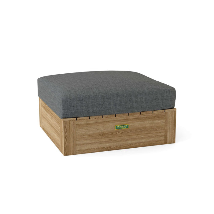 Teak Lounge Seating Ottoman - Copacabana - Teak HQ™