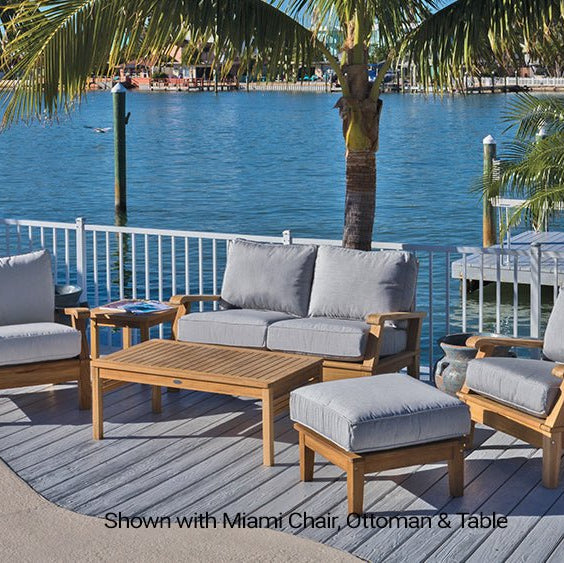 Teak Love Seat - Miami - Teak HQ™