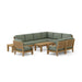 Teak Modular Outdoor Furniture - Riviera 11 - Piece Sectional Set - Teak HQ™