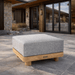 Teak Ottoman With Cushion - Granada - Teak HQ™