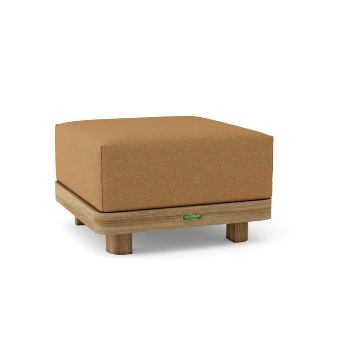 Teak Ottoman With Cushion - Granada - Teak HQ™