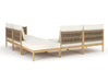 Teak Ottoman With Sunbrella Cushion - San Lucas - Teak HQ™