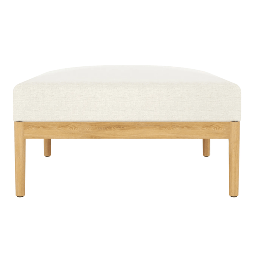 Teak Ottoman With Sunbrella Cushion - San Lucas - Teak HQ™
