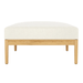 Teak Ottoman With Sunbrella Cushion - San Lucas - Teak HQ™
