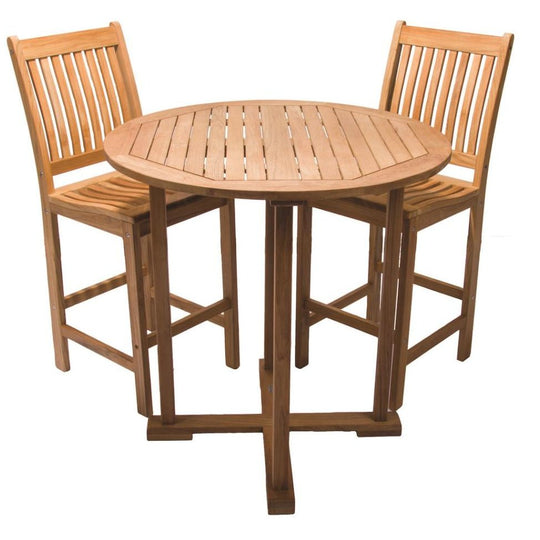 Teak Outdoor Bar Chair - Royal Teak - Teak HQ™
