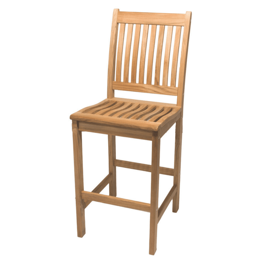 Teak Outdoor Bar Chair - Royal Teak - Teak HQ™