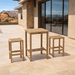 Teak Outdoor Bar Set - Avalon (Table) & Montego (2 Chairs) - Teak HQ™