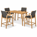 Teak Outdoor Bar Set for 4 - Admiral - Teak HQ™