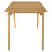 Teak Outdoor Bar Table (70" Long Rectangle) - Admiral - Teak HQ™