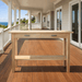 Teak Outdoor Buffet Table (47" Long Rectangle) - Atlanta - Teak HQ™