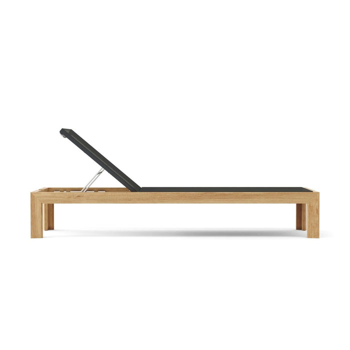 Teak Outdoor Chaise Lounge Chair - Smyrna - Teak HQ™