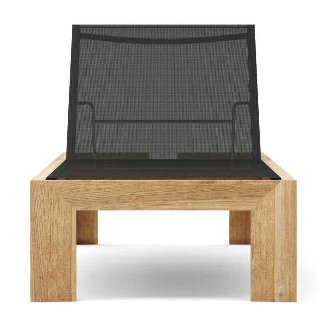 Teak Outdoor Chaise Lounge Chair - Smyrna - Teak HQ™