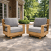 Teak Outdoor Club Chair - Madera (Swivel) - Teak HQ™