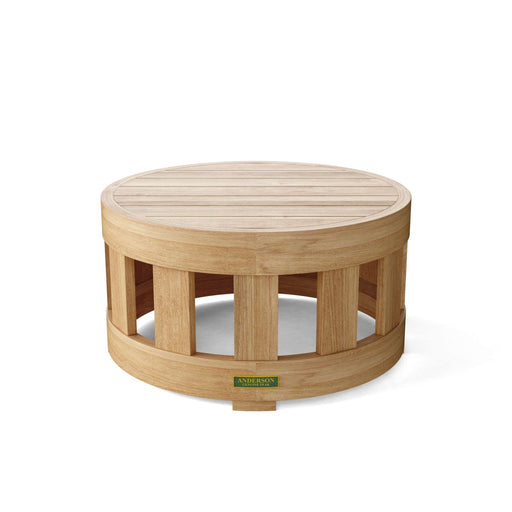 Teak Outdoor Cocktail Table (24" Round) - Arena - Teak HQ™
