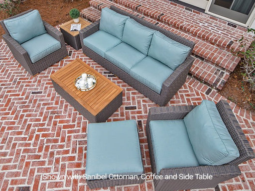 Teak Outdoor Coffee Table (43" Long Rectangle) - Sanibel - Teak HQ™