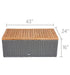 Teak Outdoor Coffee Table (43" Long Rectangle) - Sanibel - Teak HQ™