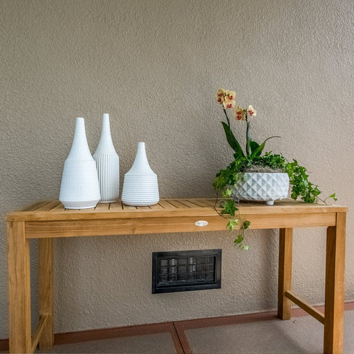 Teak Outdoor Console Table (60" Long Rectangle) - Royal Teak - Teak HQ™