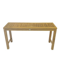 Teak Outdoor Console Table (60" Long Rectangle) - Royal Teak