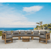 Teak Outdoor Conversation Set - Arena 6 - Piece Sectional Set - Teak HQ™