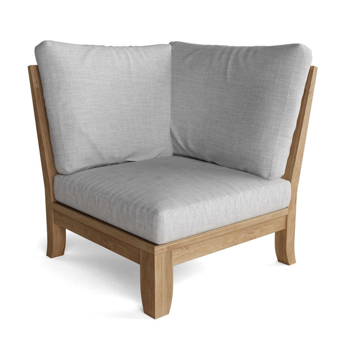 Teak Outdoor Corner Lounge Set - Riviera 8 - Piece Modular Set - Teak HQ™