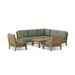 Teak Outdoor Corner Lounge Set - Riviera 8 - Piece Modular Set - Teak HQ™