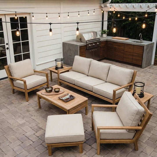 Teak Outdoor Couch - Coastal - Teak HQ™