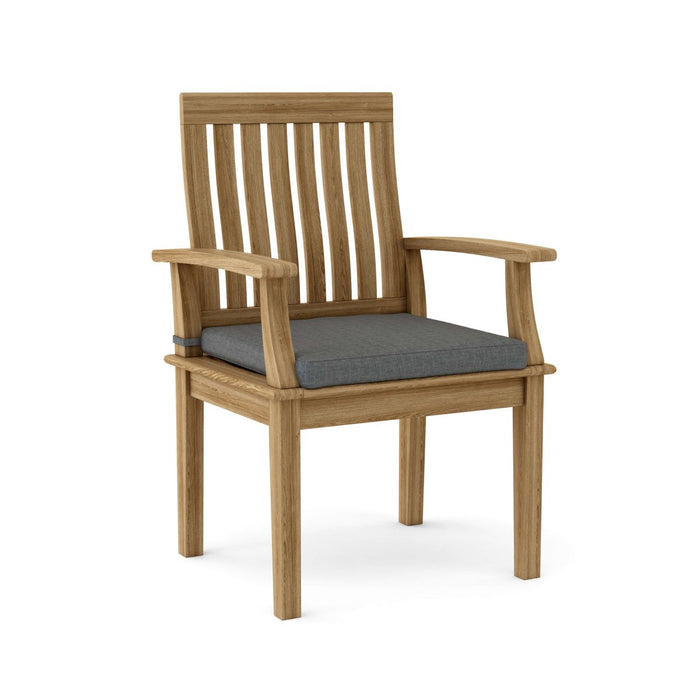 Teak Outdoor Dining Arm Chair - Brianna - Teak HQ™