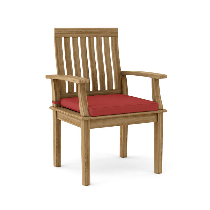 Teak Outdoor Dining Arm Chair - Brianna - Teak HQ™