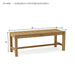 Teak Outdoor Dining Bench (2 - Seater) - Casablanca - Teak HQ™
