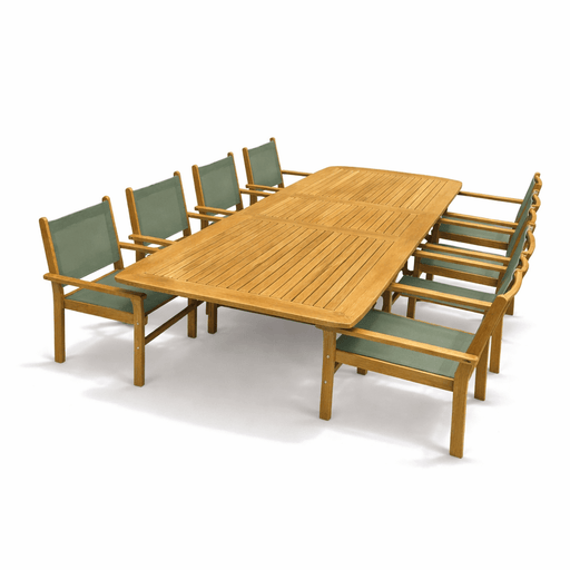 Teak Outdoor Dining - Family (Table) & Captiva (8 Chairs) - Teak HQ™